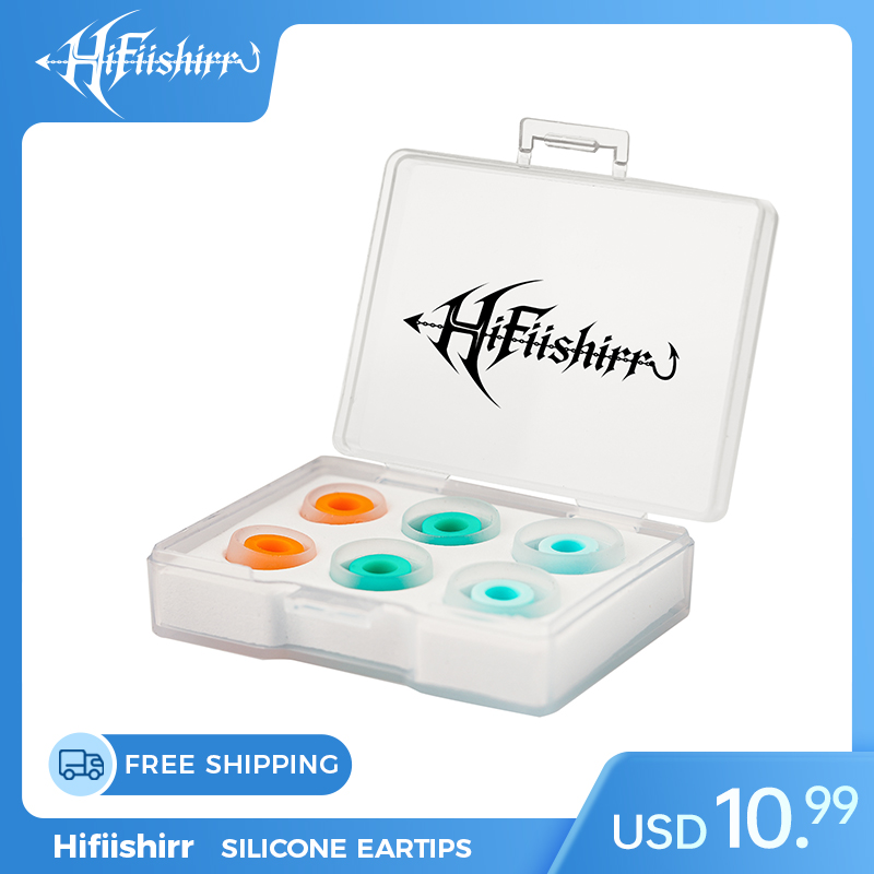 Silicone Ear Tip Replacement - จุกหูฟังซิลิโคนสีลูกกวาด Hifiishirr 3 คู่ ขนาด S/M/L