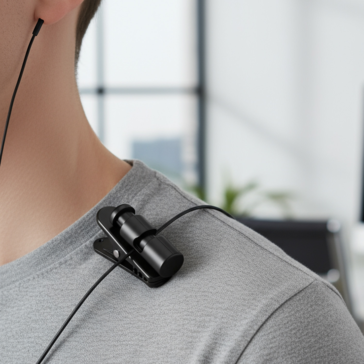 Wired Earphone Mic - คลิปหนีบสายหูฟัง 1-10 ชิ้น คลิปหนีบสายเคเบิล คลิปหนีบสายไฟ ตะขอเกี่ยวสาย