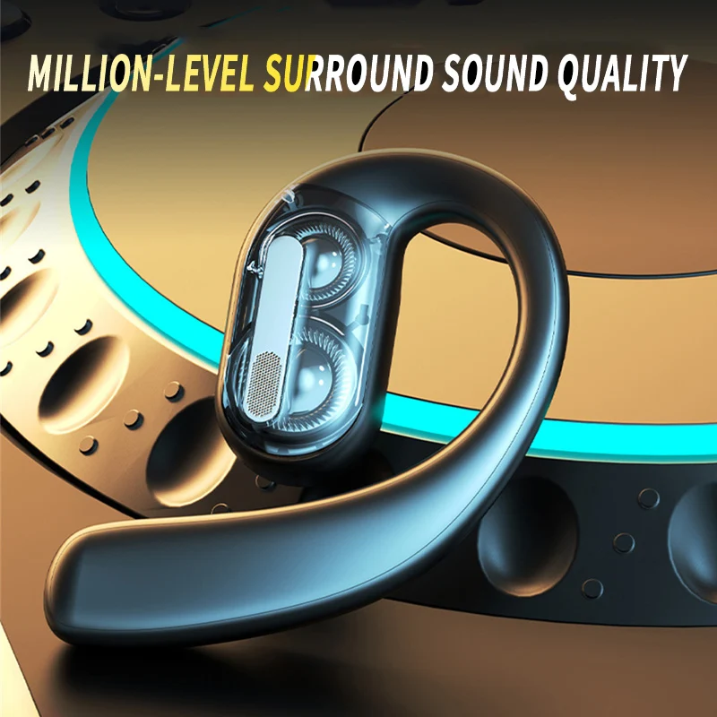 Sports Earphone Hook - หูฟังไร้สายบลูทูธชุดหูฟังเปิดเต็มรูปแบบ Air Conduction หูฟังหูฟังแฮนด์ฟรีตัดเสียงรบกวน Audifonos กีฬา