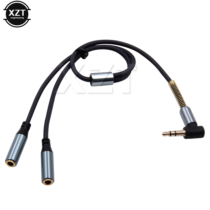 Audio Splitter Y - 3.5 มม.1 ถึง 2 เสียง Aux