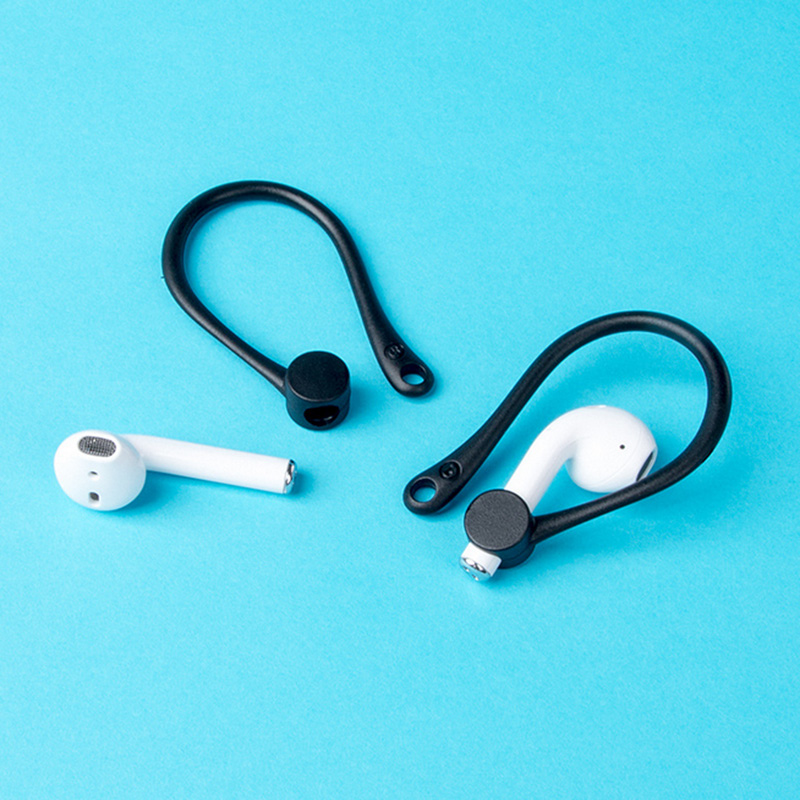 Sports Earphone Hook - ป้องกันหูฟังซิลิโคนหูฟังไร้สาย Bluetooth ผู้ถือหูฟังหูฟังสำหรับ Apple Anti-Lost Air