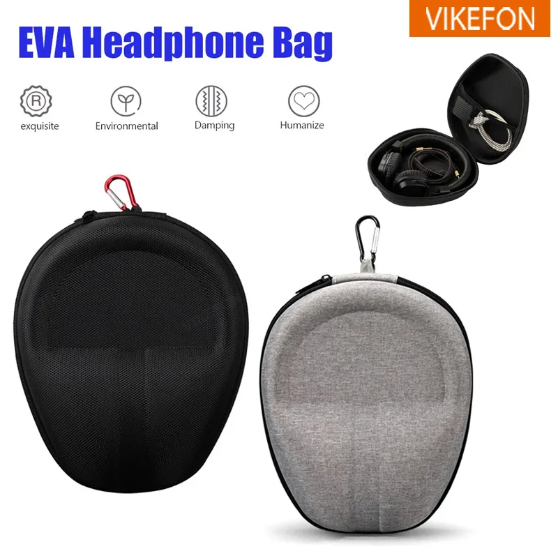 Headphone Case Hard - หูฟังกรณี EVA Hard SHELL ชุดหูฟังกล่องป้องกันหูฟังกระเป๋าถือสําหรับ Xiaomi