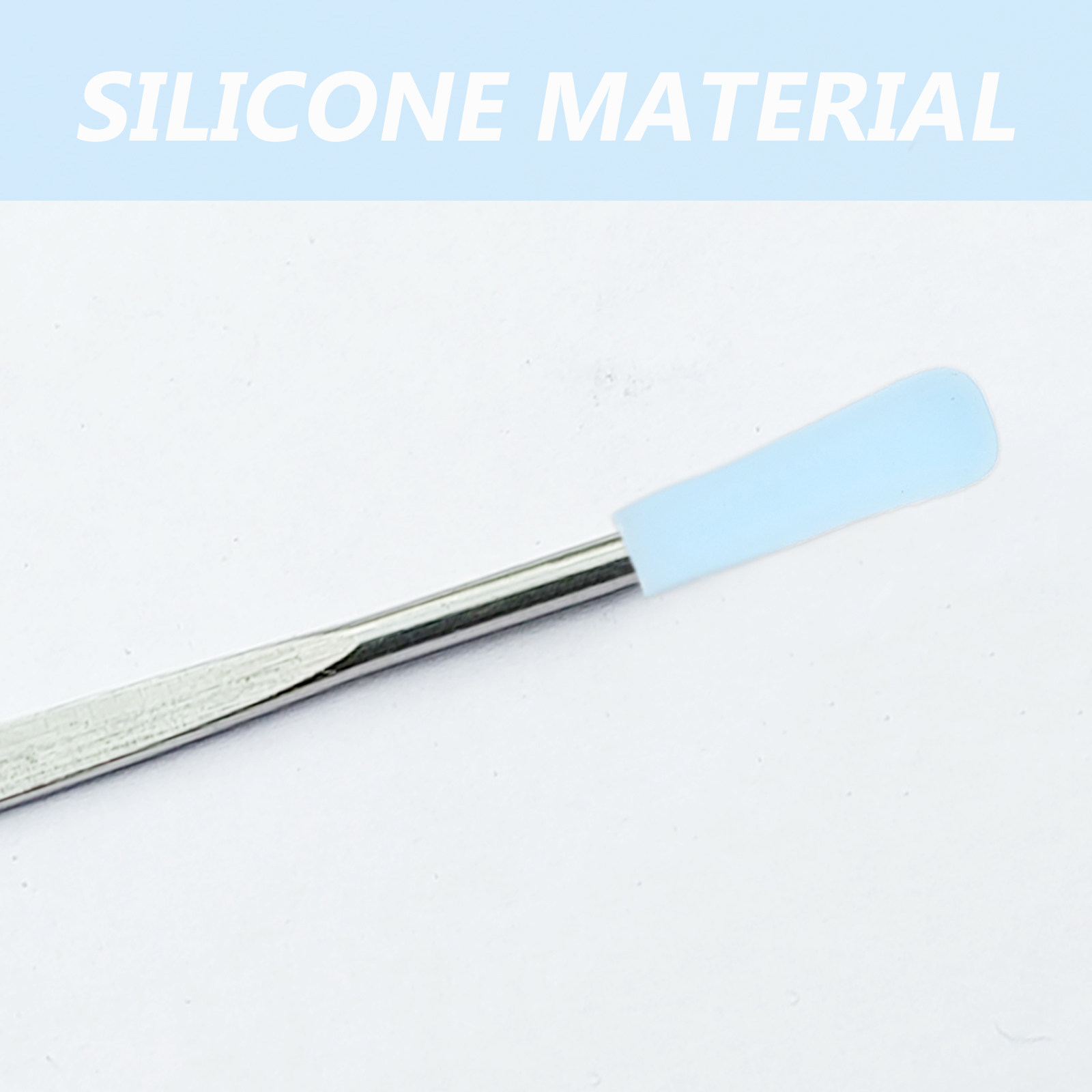 Silicone Ear Tip Replacement - ชุด 10 ชิ้น หัวช้อนทำความสะอาดหูแบบเปลี่ยนได้ มองเห็นได้ ซิลิโคน