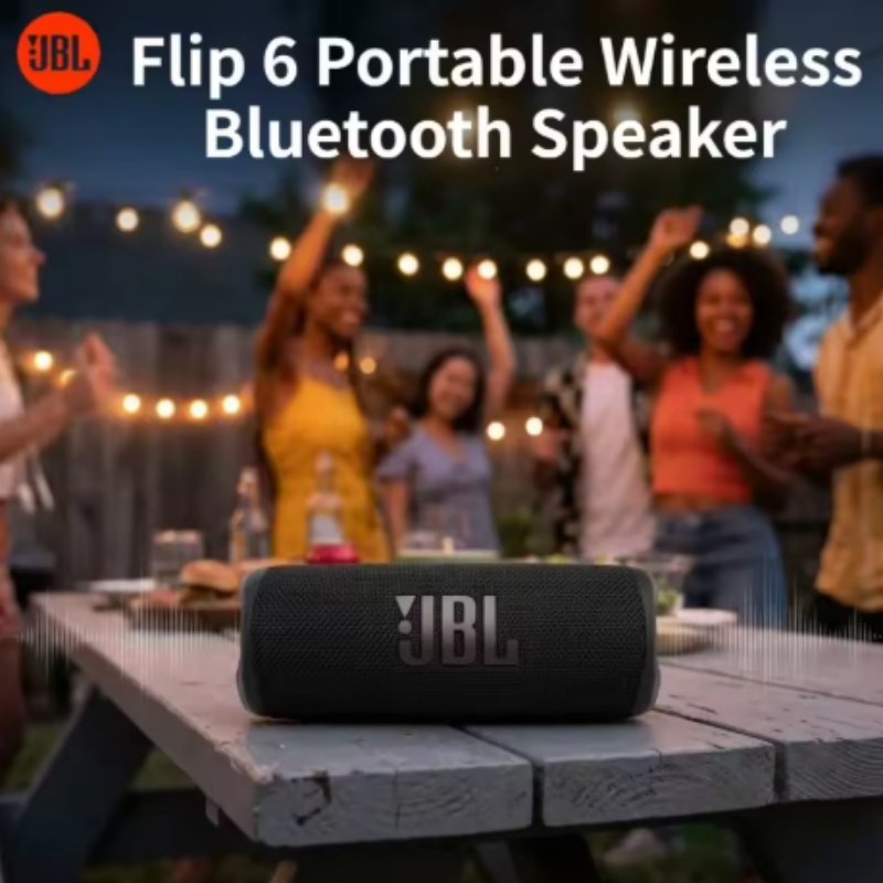Jbl Speaker Flip 6 - ลำโพงบลูทูธไร้สายแบบพกพา JBL Flip 6 - กันน้ำระดับ