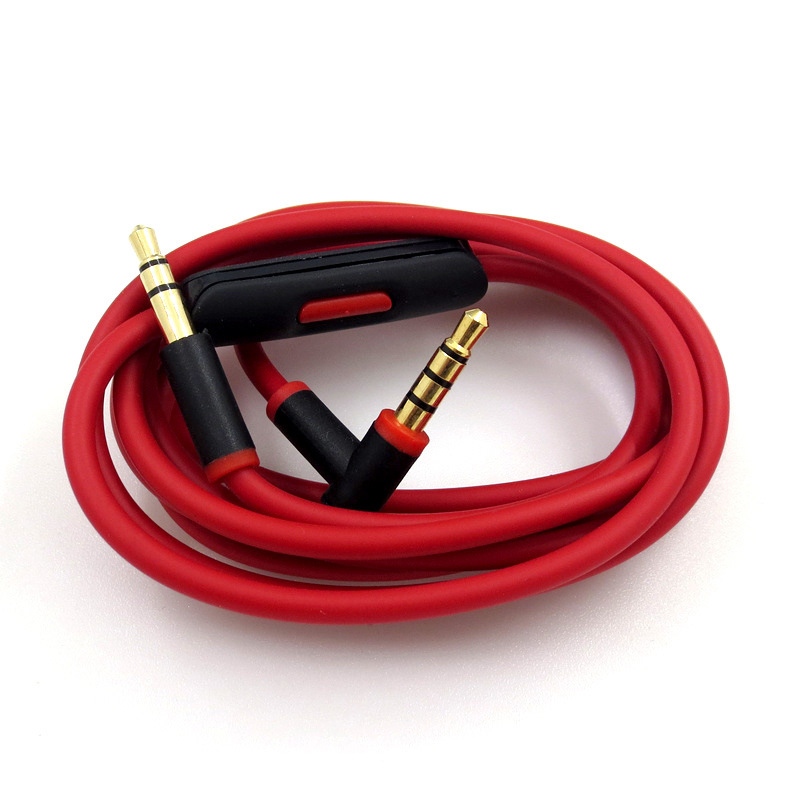 Beats Headphone Studio Pro - [N11R] สายสัญญาณเสียงสำหรับรีโมทคอนโทรลทดแทนสำหรับหูฟังบีทส์ สตูดิโอ, อี็กซ์เซคูทีฟ, มิกเซอร์, โซโล