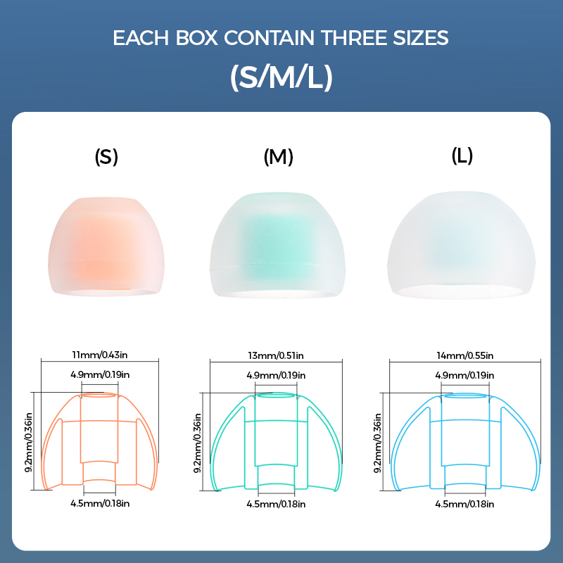 จุกหูฟังซิลิโคนสีลูกกวาด Hifii - Silicone Ear Tip Replacement บทวิจารณ์และราคา