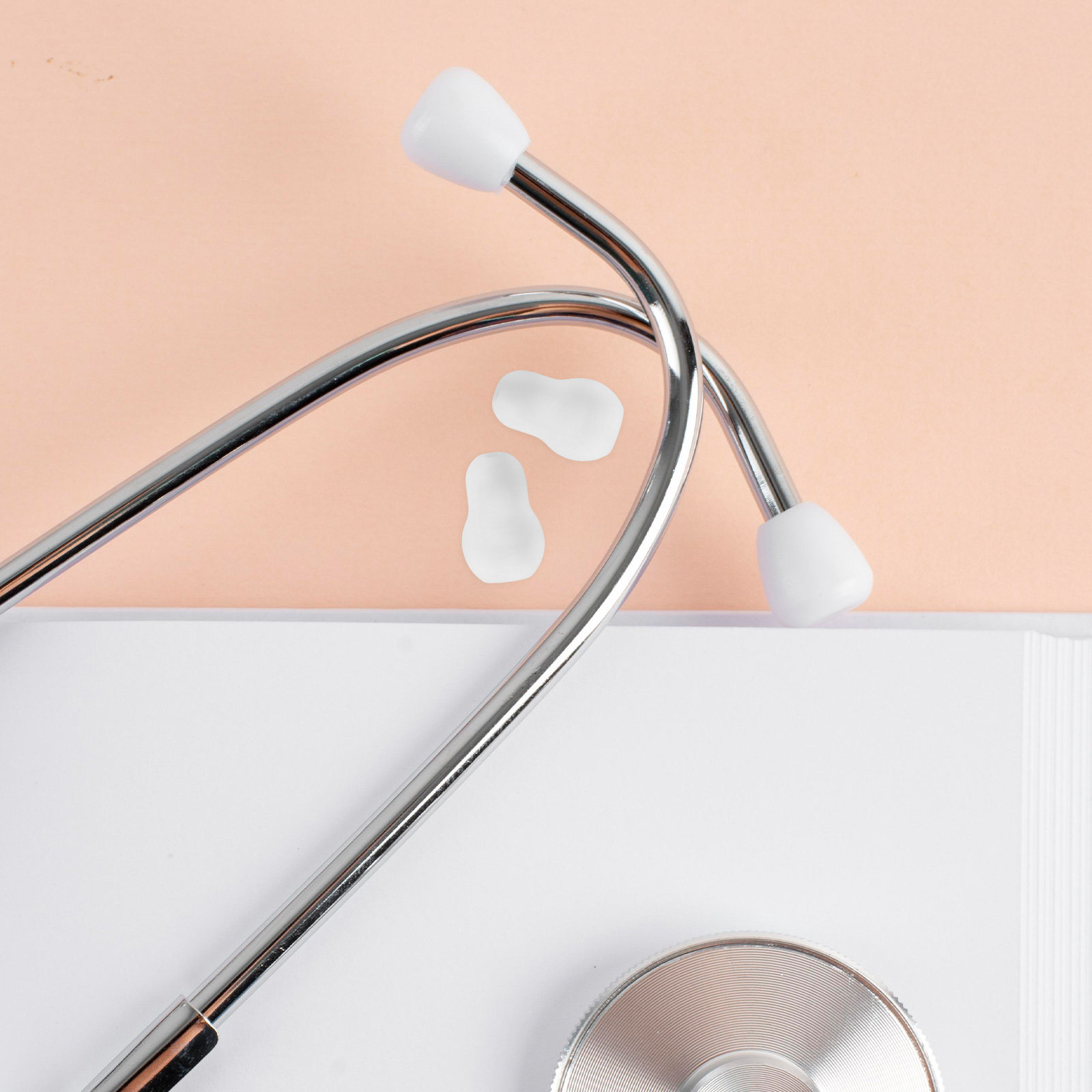 หัวเปลี่ยนสำหรับหูฟังตรวจหู 4  - Silicone Ear Tip Replacement บทวิจารณ์และราคา