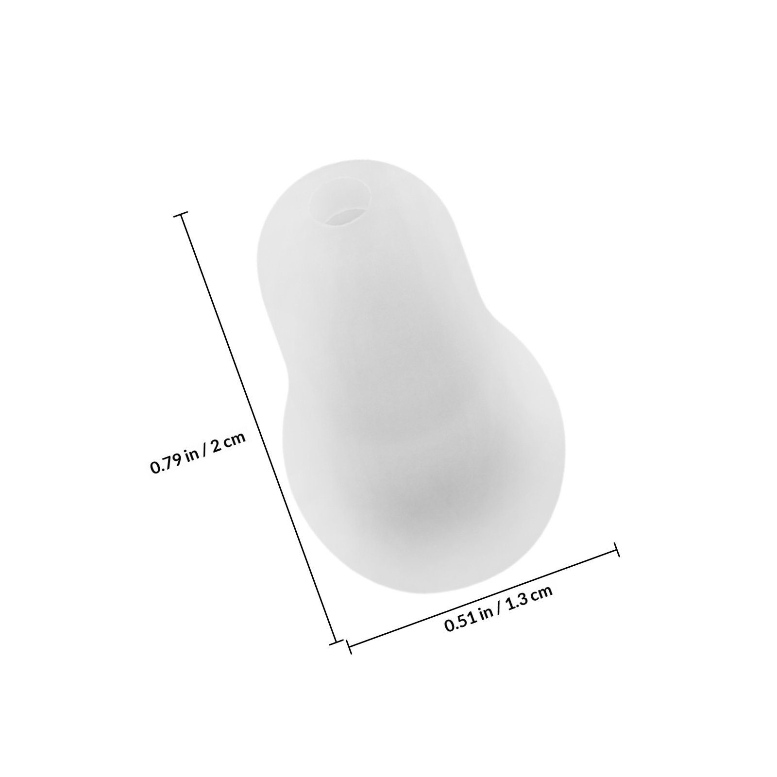 หัวเปลี่ยนสำหรับหูฟังตรวจหู 4  - Silicone Ear Tip Replacement บทวิจารณ์และราคา