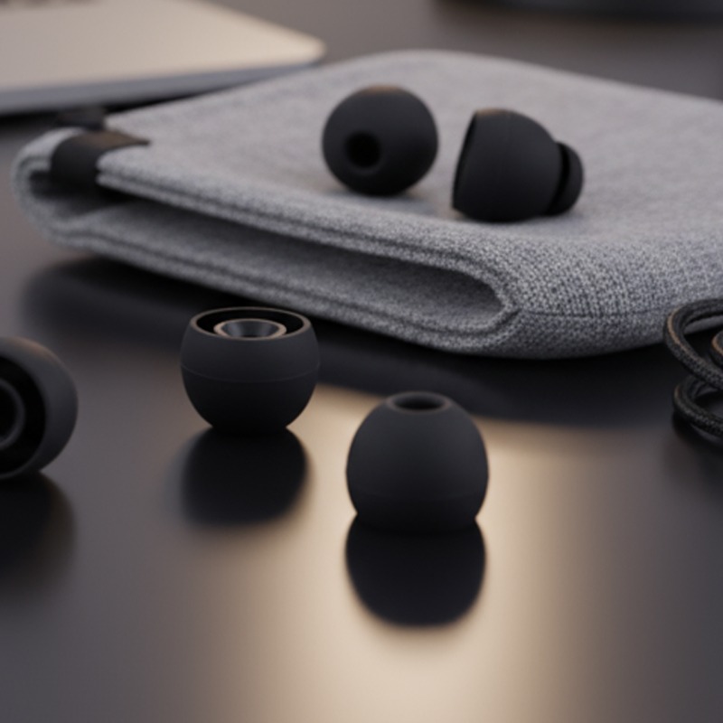 1-20 คู่ จุกหูฟังซิลิโคนนุ่มสำ - Silicone Ear Tip Replacement บทวิจารณ์และราคา