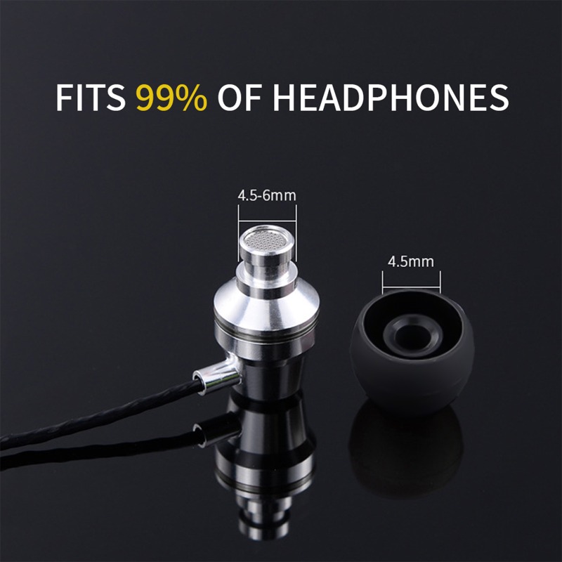 1-20 คู่ จุกหูฟังซิลิโคนนุ่มสำ - Silicone Ear Tip Replacement บทวิจารณ์และราคา