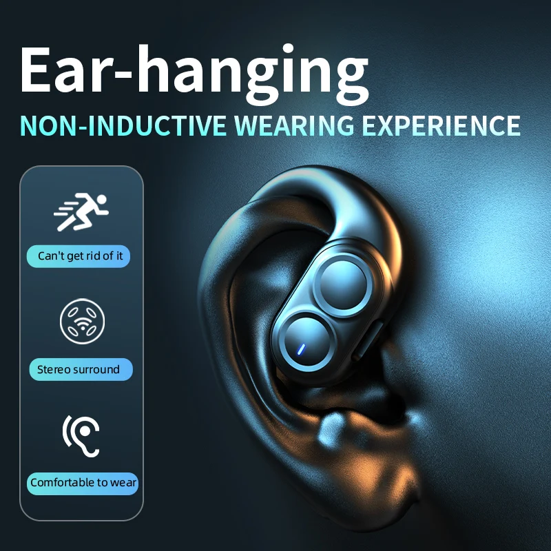 หูฟังไร้สายบลูทูธชุดหูฟังเปิดเ - Sports Earphone Hook บทวิจารณ์และราคา