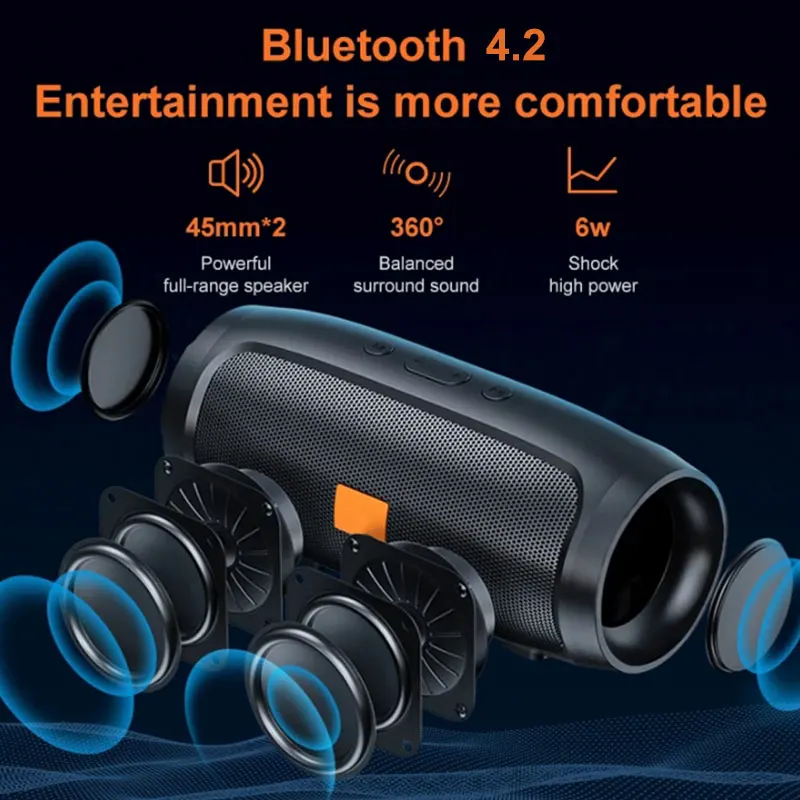 TF USB ลําโพงบลูทูธลําโพงคู่สเ - Jbl Speaker Flip 6 บทวิจารณ์และราคา