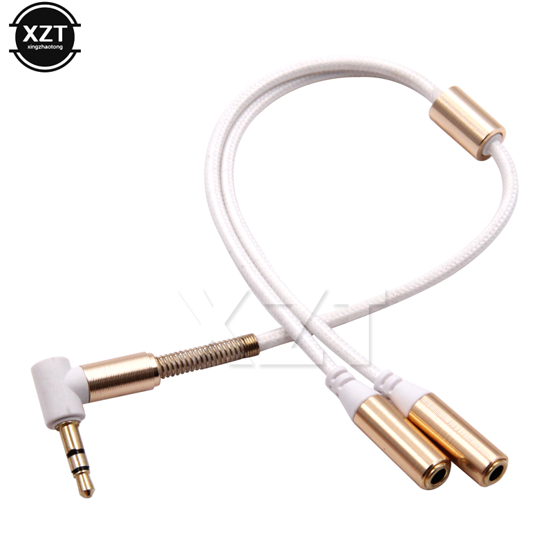 3.5 มม.1 ถึง 2 เสียง Aux Y Spl - Audio Splitter Y บทวิจารณ์และราคา