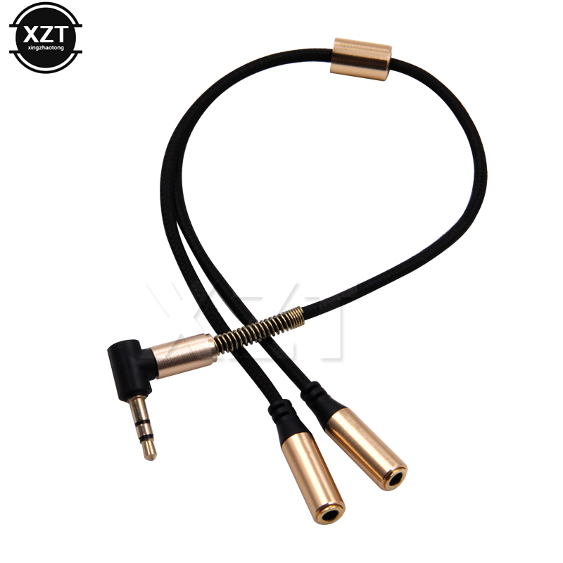 3.5 มม.1 ถึง 2 เสียง Aux Y Spl - Audio Splitter Y บทวิจารณ์และราคา