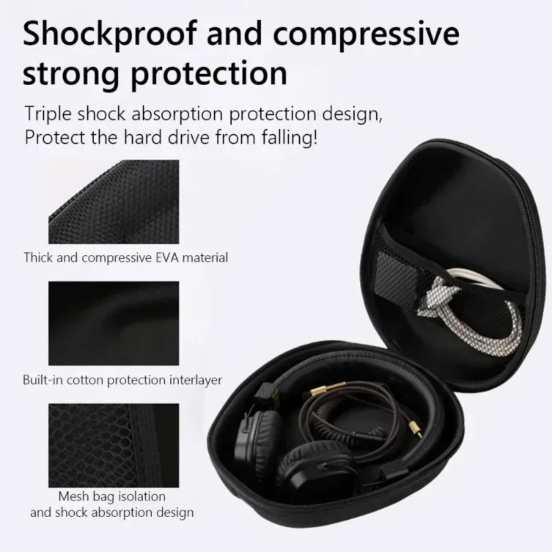 หูฟังกรณี EVA Hard SHELL ชุดหู - Headphone Case Hard บทวิจารณ์และราคา