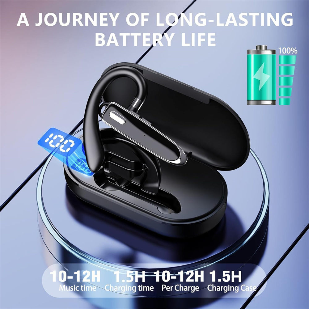 หูฟังไร้สายบลูทูธพร้อมไมโครโฟน - Bluetooth Headset On Ear บทวิจารณ์และราคา