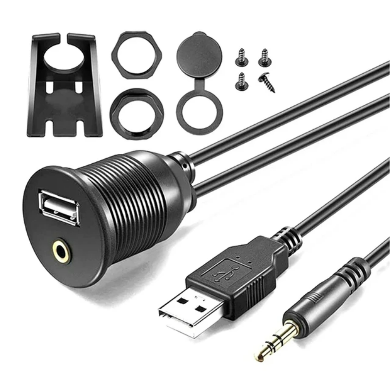 1เมตร USB & 3.5มิลลิเมตร AUX ช - Cable Extension 3.5 บทวิจารณ์และราคา