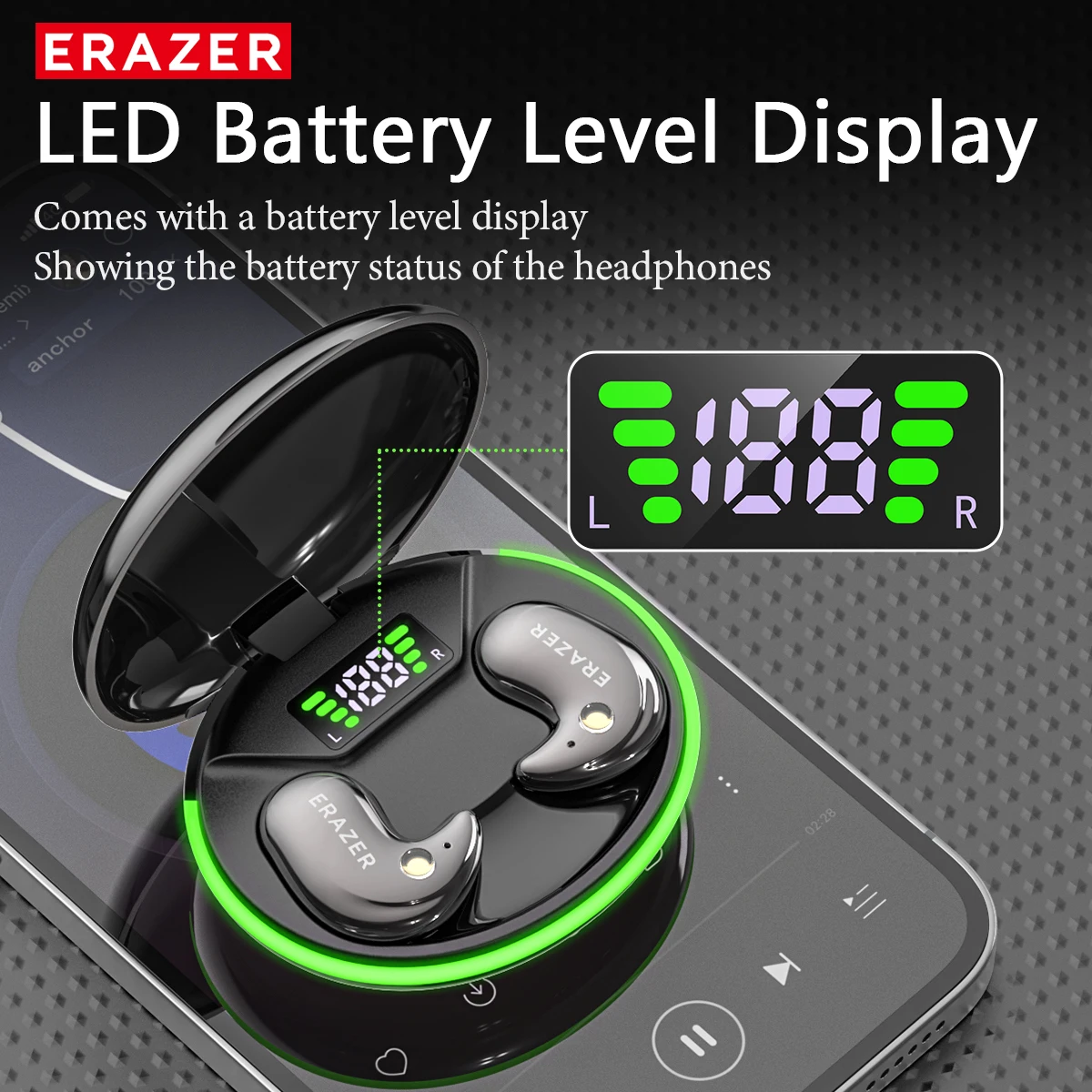 หูฟังบลูทูธแบบอินเอียร์ EARZER - Wireless Earbuds Tws บทวิจารณ์และราคา