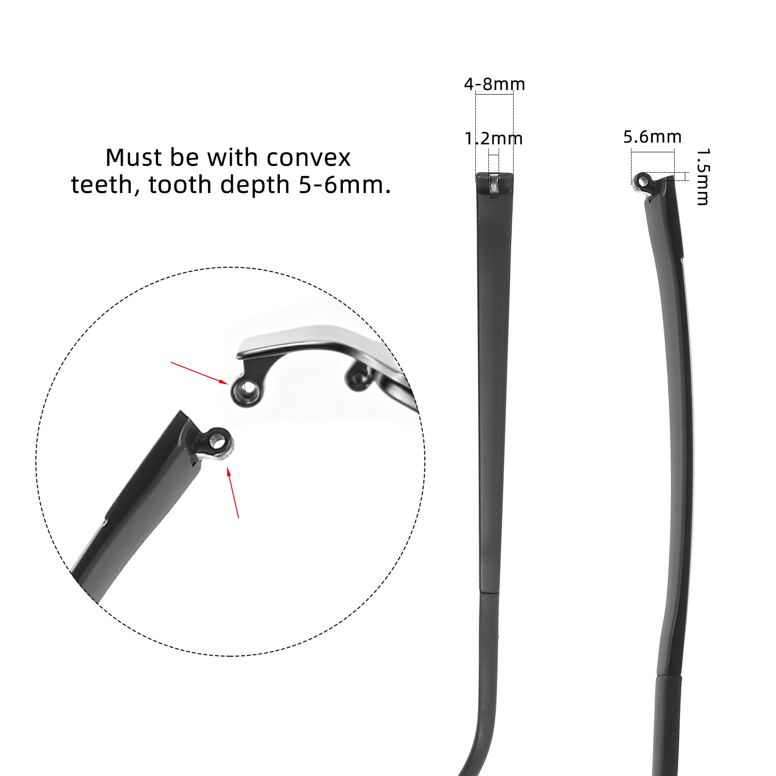 จุกซิลิโคนนุ่มสำหรับขาแว่นตา ป - Silicone Ear Tip Replacement บทวิจารณ์และราคา