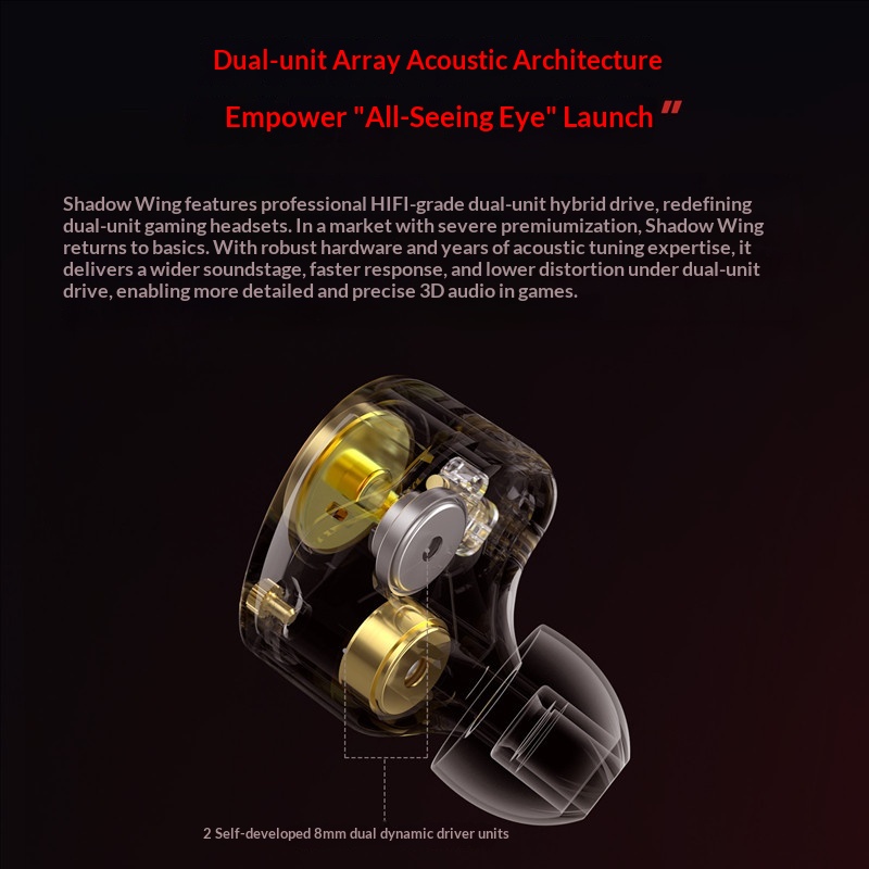 KZ ชาโดว์วิงหูฟังแบบมีสายหูฟัง - Wired Earphone Mic บทวิจารณ์และราคา