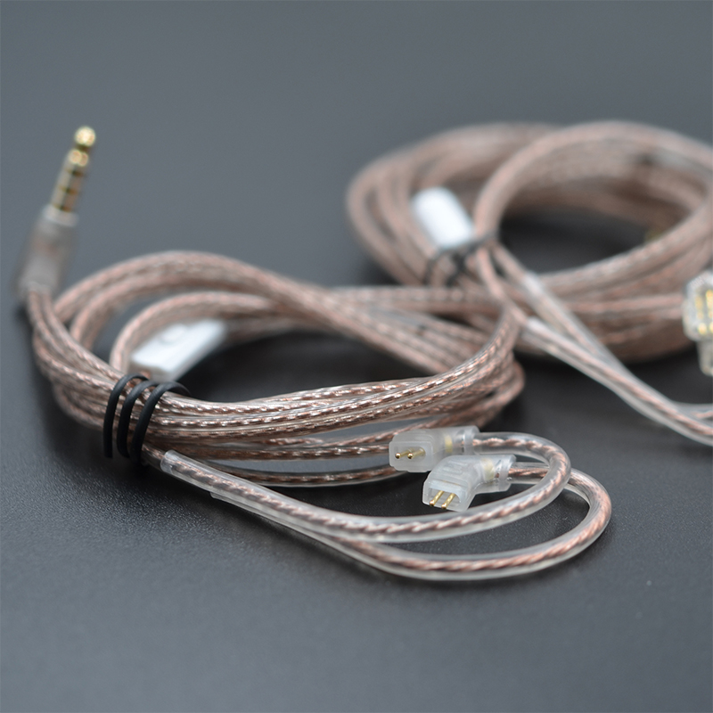 สายหูฟัง KZ ของแท้ สายทองแดงปล - Wired Earphone Mic บทวิจารณ์และราคา
