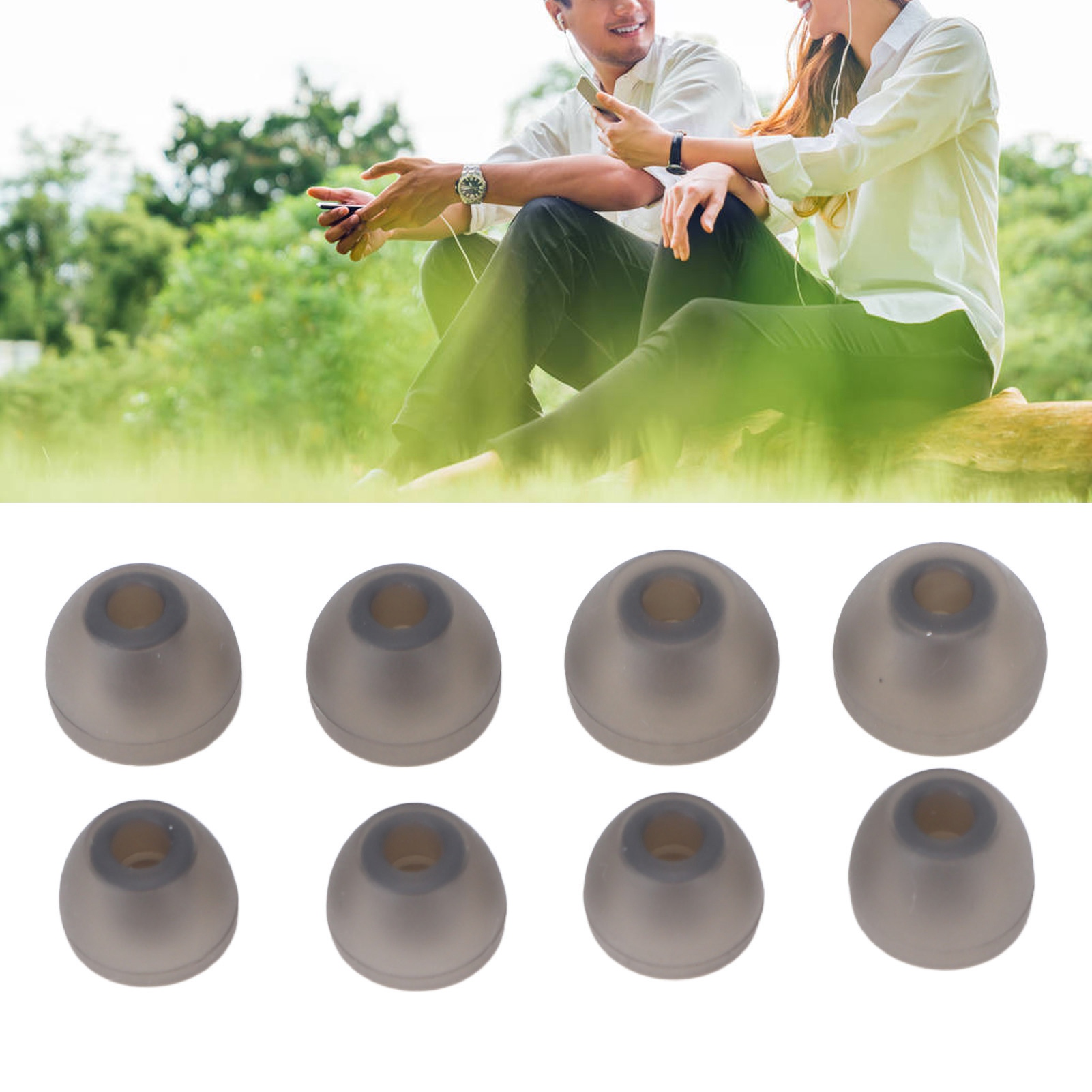 จุกหูฟังซิลิโคนทดแทน ลดเสียงรบ - Silicone Ear Tip Replacement บทวิจารณ์และราคา