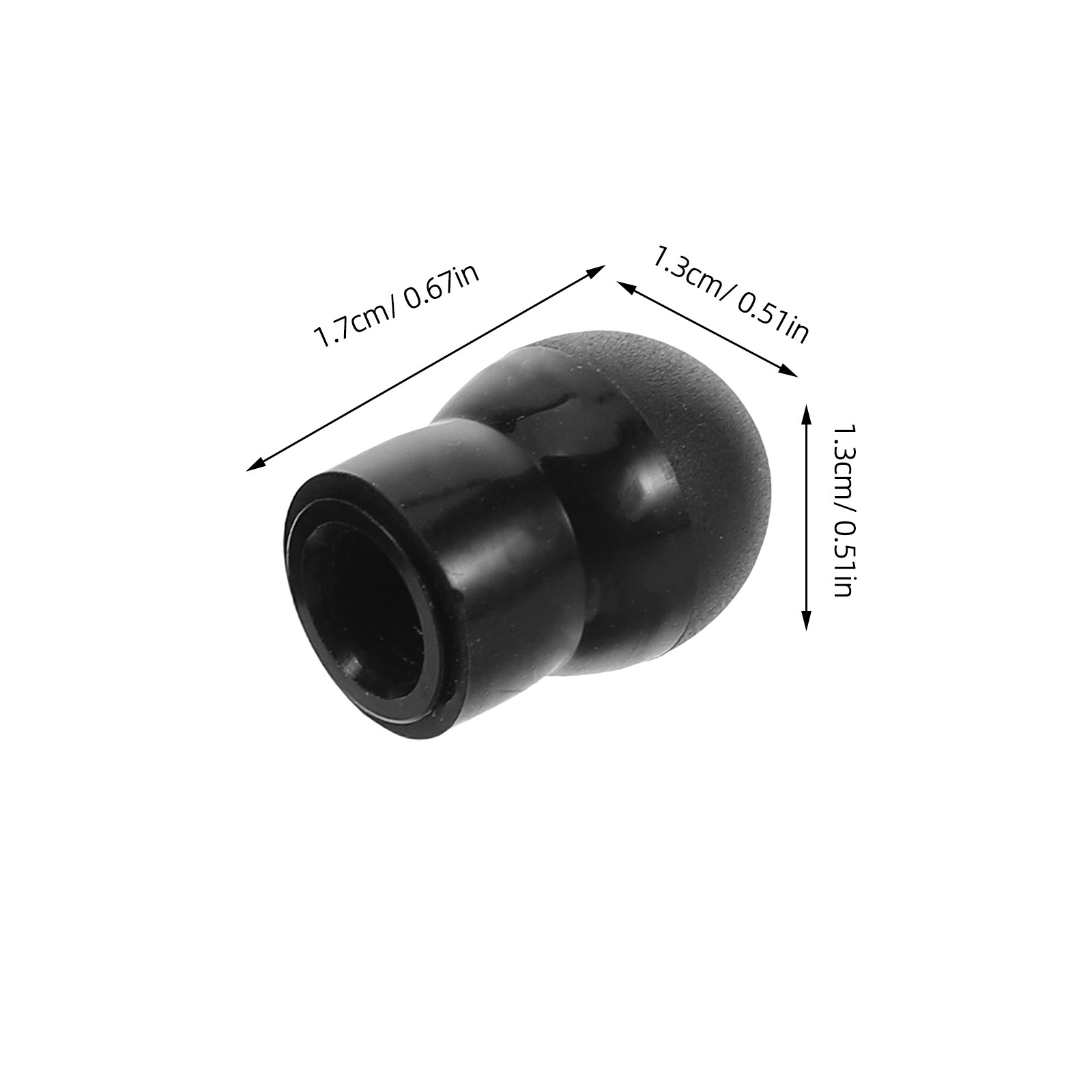 จุกหูฟังซิลิโคนแบบสากล 4 ชิ้น  - Silicone Ear Tip Replacement บทวิจารณ์และราคา