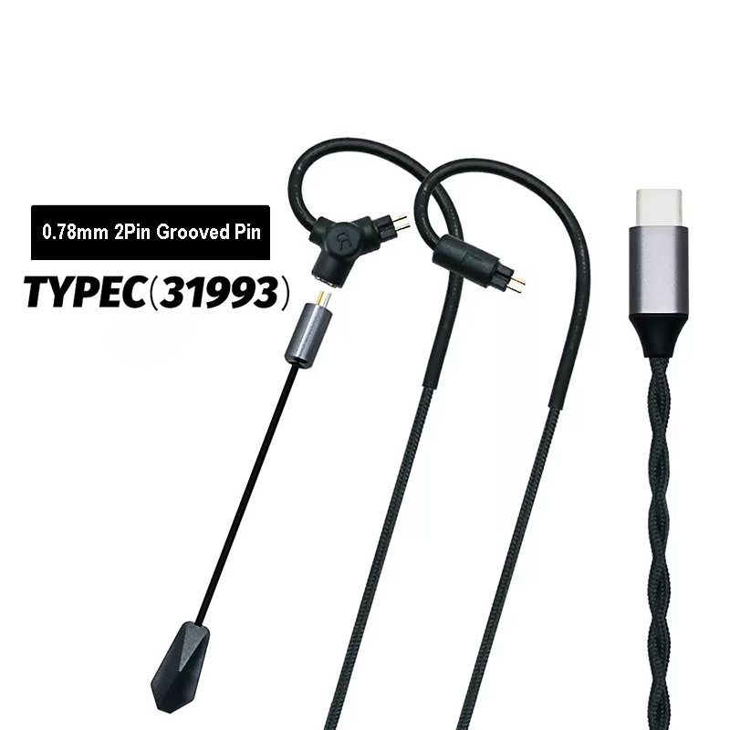 0.78 QDC MMCX สายหูฟังสำหรับเล - Usb C Earphone บทวิจารณ์และราคา